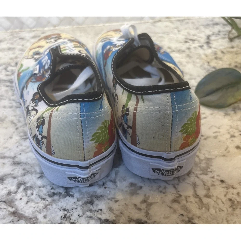 Vans X Disney Rare‎ Hawaiian Aloha Mickey Minnie Mouse M6 L7.5 limited Addition